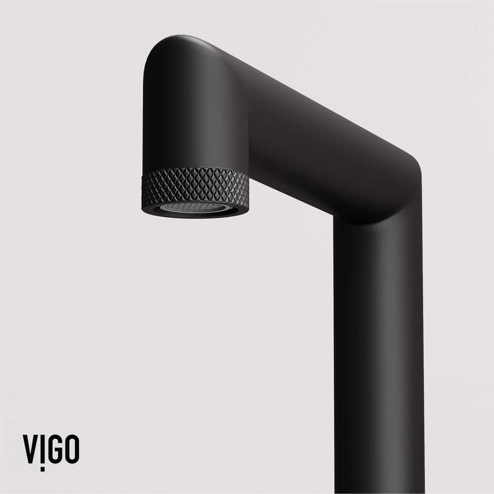 Sterling 8" Matte Black Nickel Widespread Bathroom Faucet