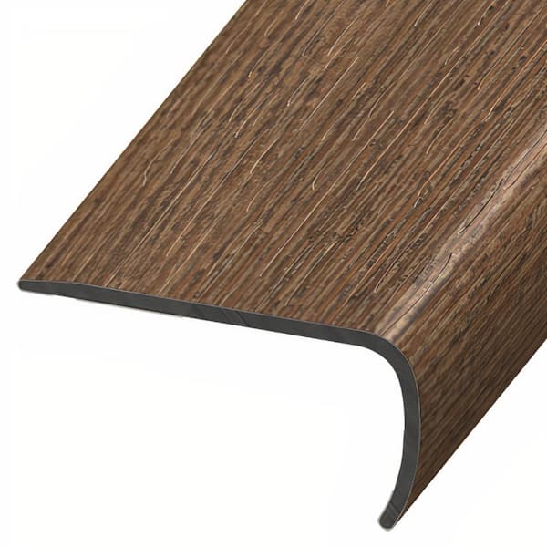 ASPEN FLOORING Thayer 1 in. Thick x 2 in. Width x 94 in. Length Rigid Core Stair Nosing Vinyl Molding