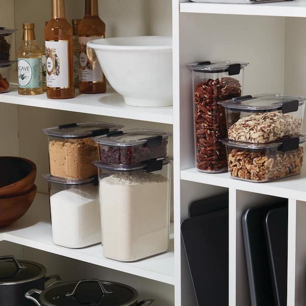 Rubbermaid Brilliance 4-Piece Pantry Food Storage Container Set