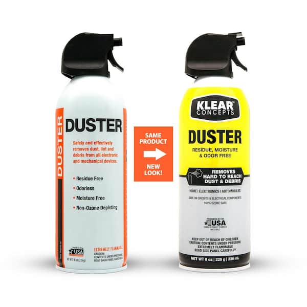 8 oz KHD Compressed Air Duster for Cleaning, 100% Ozone Safe (1 Can)