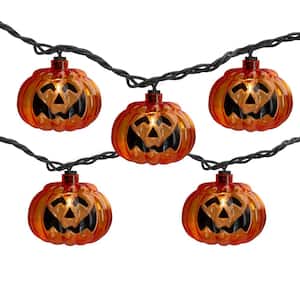 Halloween Pumpkin LED Stringlight Set  20 Count 