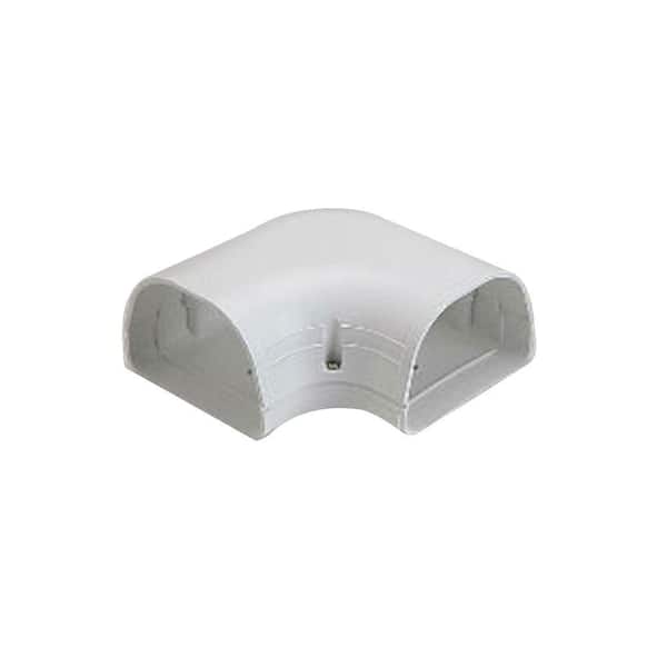RectorSeal Fortress LK92W 3-1/2 in. 90° Flat Elbow for Ductless Mini Split Cover