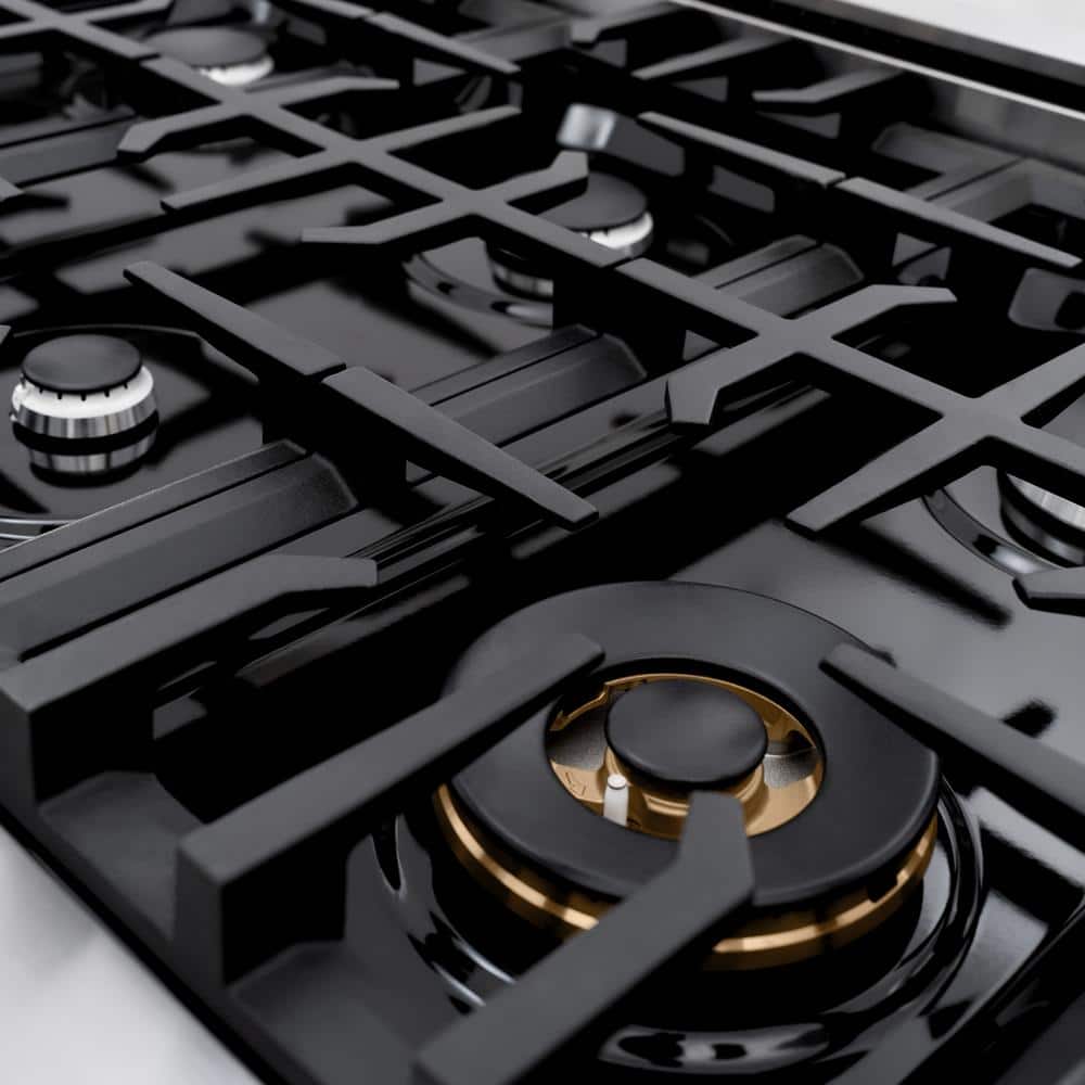 ZLINE 36'' Stainless Steel Gas Range with Convection Oven