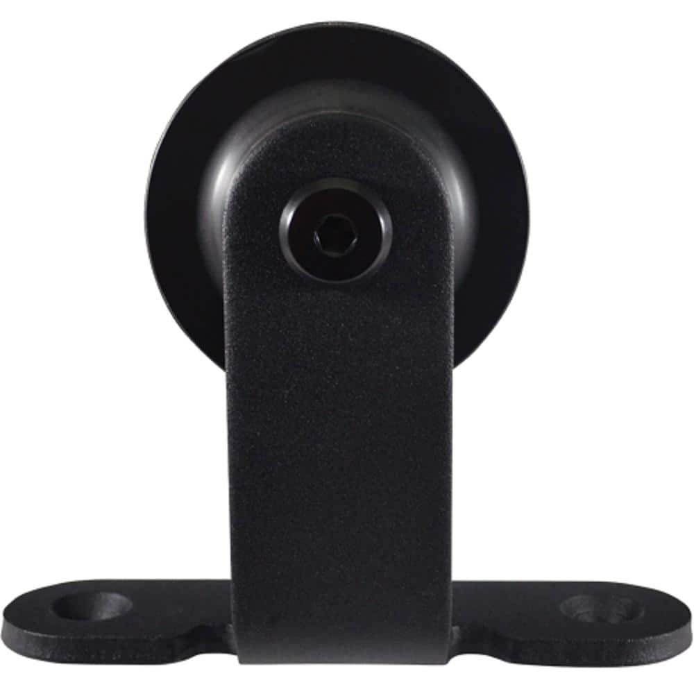 Black Steel 78.75" Top-Mount Barn Door Hardware Kit
