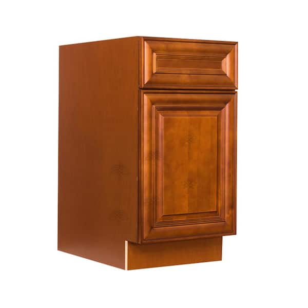 LIFEART CABINETRY Cambridge Assembled 18x34.5x24 in. Base Wasket Cabinet in Chestnut