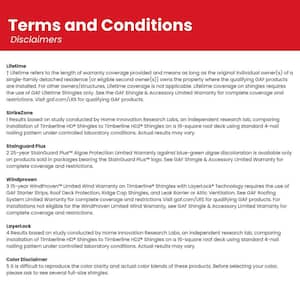 Timberline HDZ Charcoal Algae Resistant Laminated High Definition Shingles (33.33 sq. ft. per Bundle)