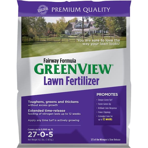 GreenView 16.5 lb. 5,000 sq. ft. 27-0-5 Zero Phosphate Fairway Formula Lawn Fertilizer