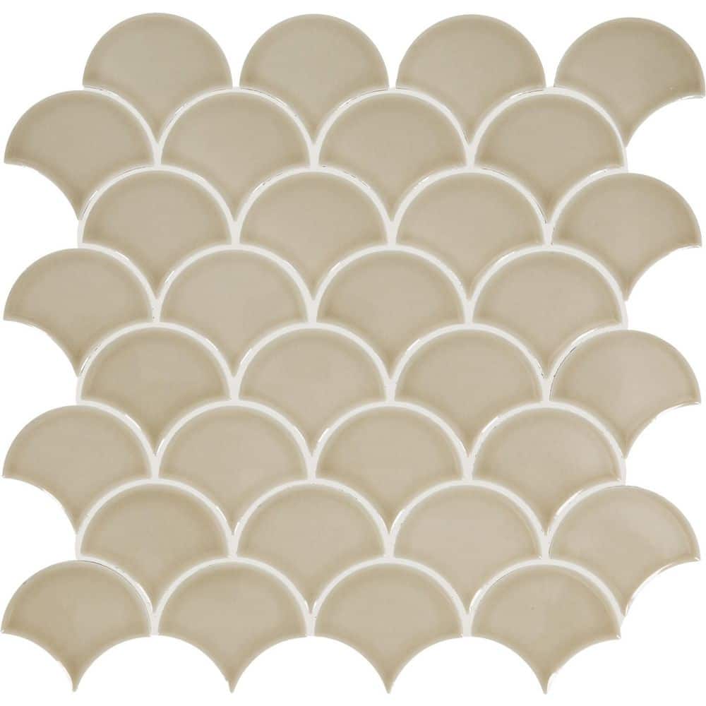 TULALA７９REMIX ＹＰ Daltile Revalia Remix Delightful Tan 13 in. x 13 in. Glossy