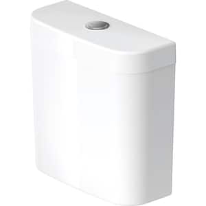 Happy D.2 1.6/0.8 GPF Dual Flush Toilet Tank Only in White