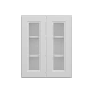 24 in. W x 12 in. D x 30 in. H in Traditional Dove Plywood Ready to Assemble Wall Kitchen Cabinet