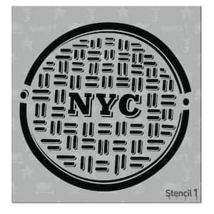 NYC Manhole Small Stencil