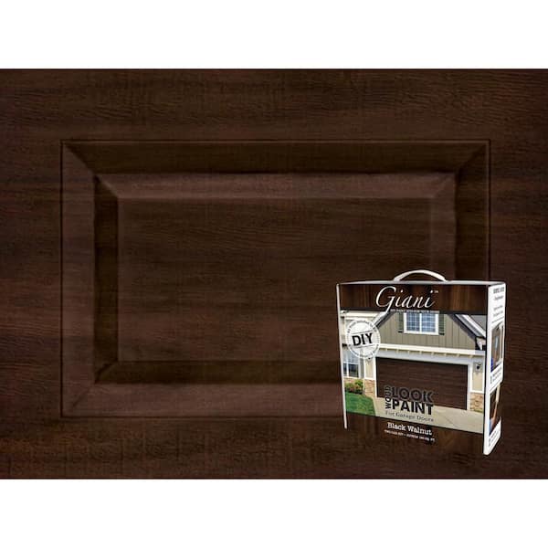 Black Walnut 2 Car Garage Kit