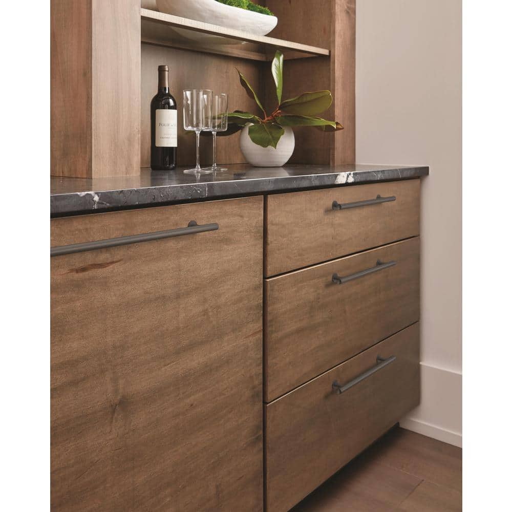 Matte Black Modern Bronze Cabinet Drawer Pull Bar
