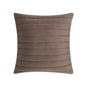 Valletta Polyester 20 in. Square Quilted Decorative Throw Pillow 20 x 20 in.