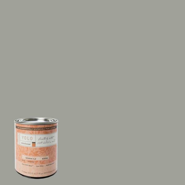 YOLO Colorhouse 1-Qt. Metal .04 Flat Interior Paint-DISCONTINUED
