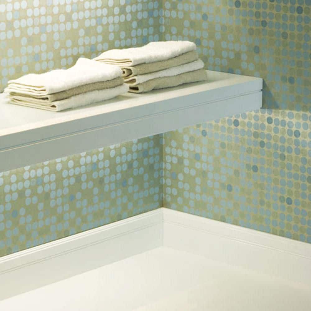 Primed White High Impact Polystyrene Baseboard Moulding Set