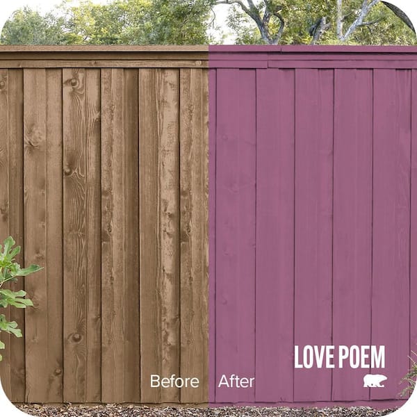 BEHR - 1 gal. #M120-6 Love Poem Solid Color House and Fence Exterior Wood Stain