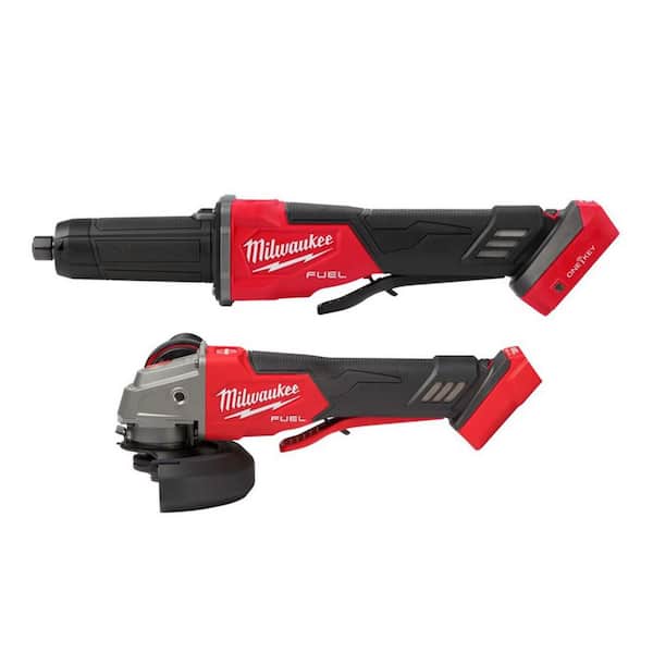 M18 FUEL 18V Lith-Ion Brushless Cordless 2-3 in. Variable Speed Die Grinder Paddle Switch and Variable Speed Grinder