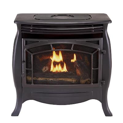 Vent Free Freestanding Gas Stoves, Vent Free Propane Fireplace Home Depot