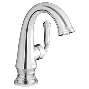 Delancey Single Hole Single-Handle Bathroom Faucet with Side Handle in Polished Chrome