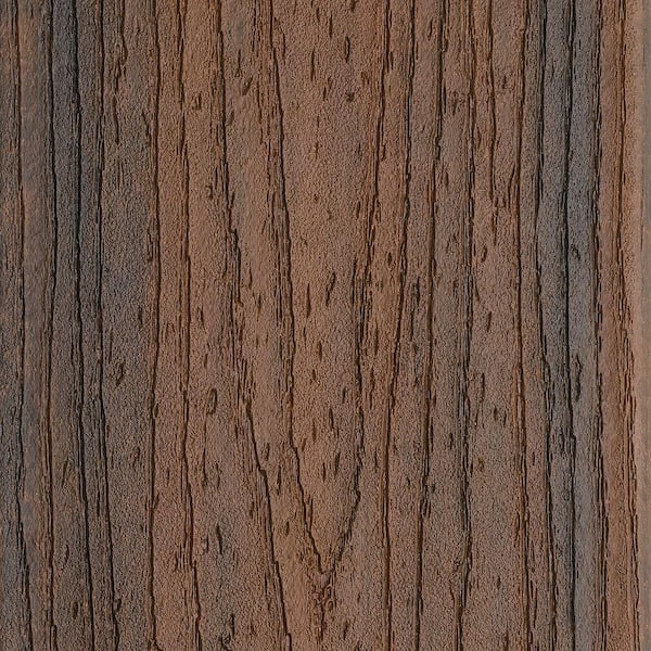 Transcend 1 in. x 5-1/2 in. x 20 ft. Spiced Rum Grooved Edge Capped Composite Decking Board