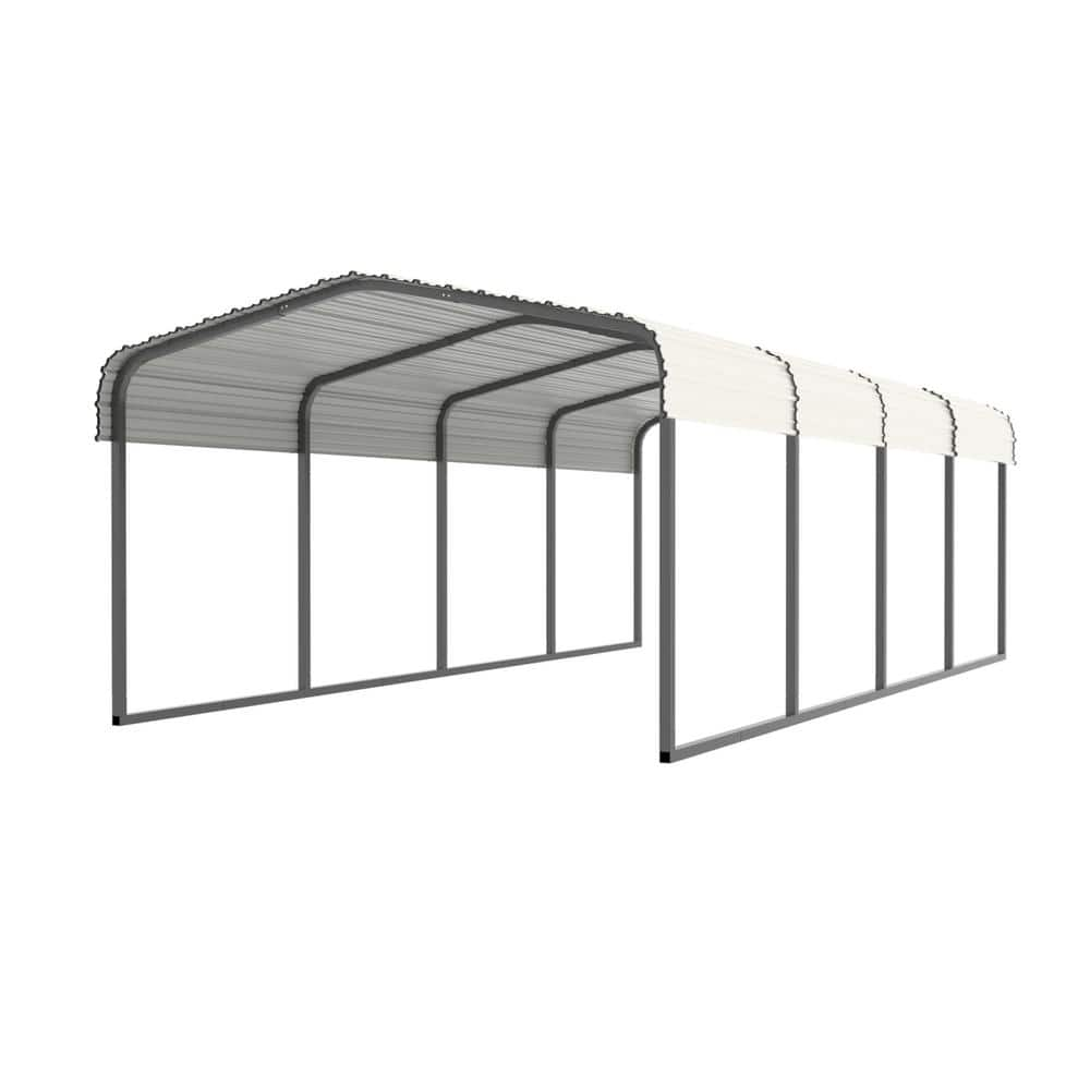 Reviews for VEIKOUS 12 ft. W x 20 ft. D Carport Steel Car Canopy and ...