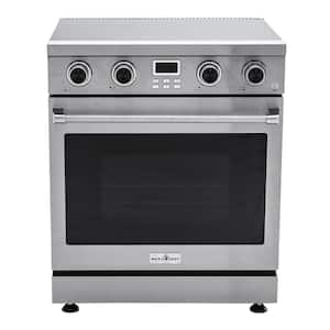 30 in. 4-Element Slide-In Electric Range in Stainless Steel with Convection