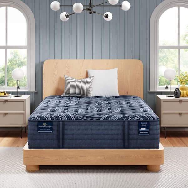 Serta Perfect Sleeper Pro Hybrid New Paris Queen Medium 15 in. Low Profile Mattress Set