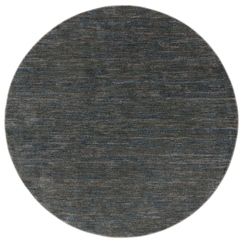 Lasa 4 ft. x 4 ft. Green/Gold Distressed Striped Round Area Rug price history on PriceWatchPro