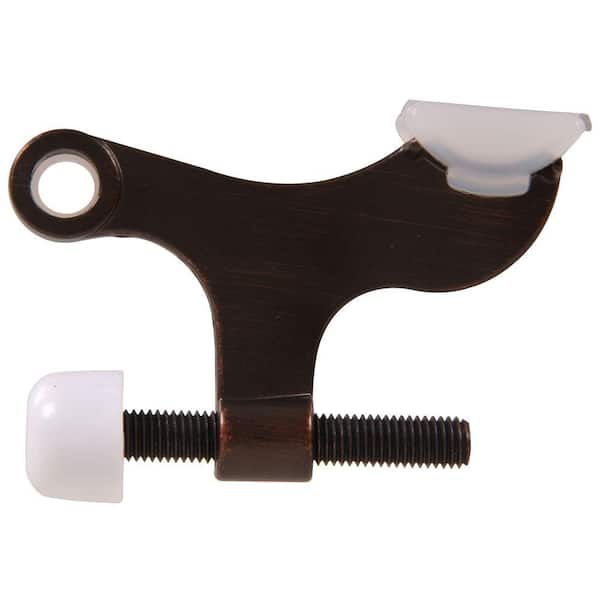 Hardware Essentials Antique Bronze Hinge Pin Door Stop for Hollow Core Doors (5-Pack)