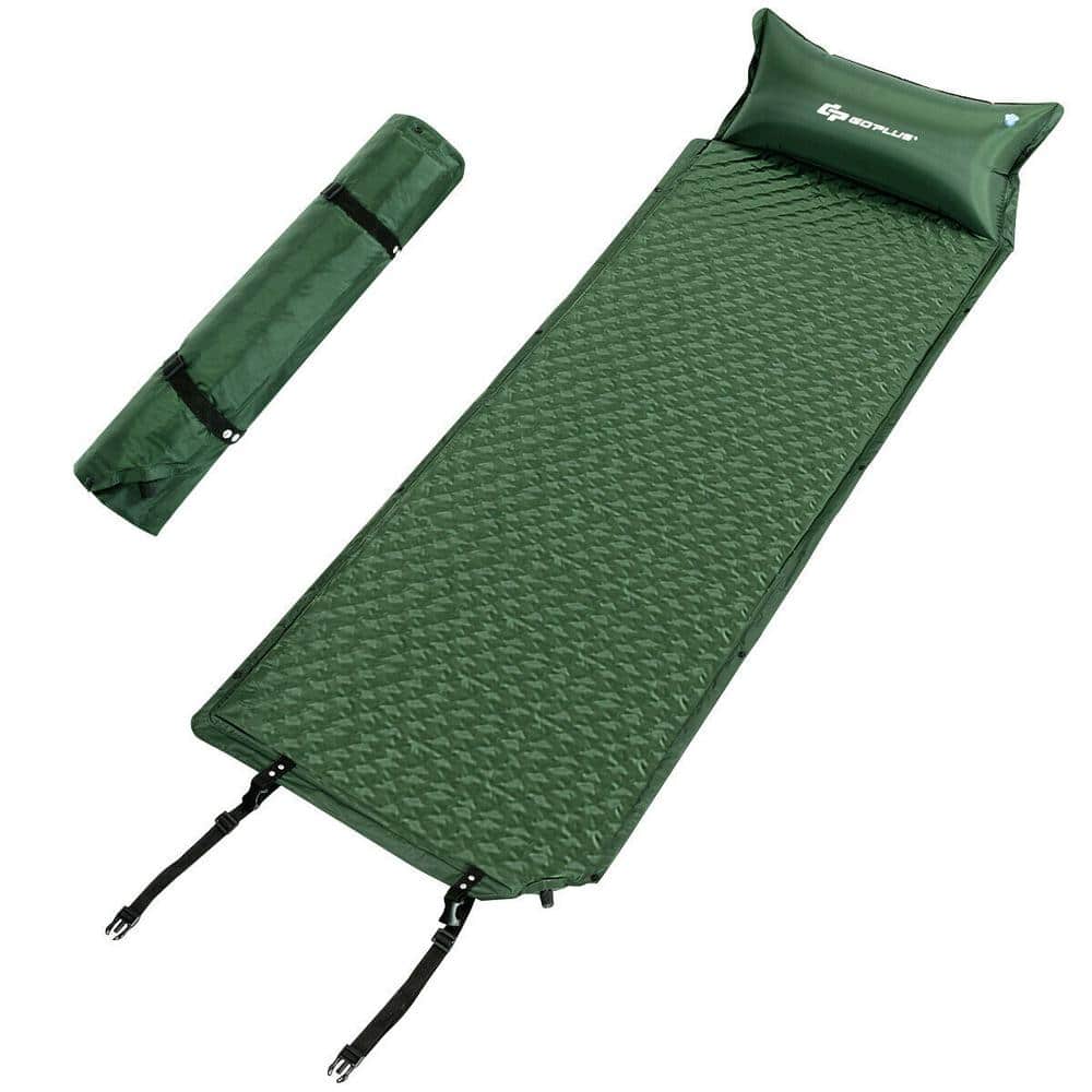 Outdoor Gonflable Matelas isolant Knoll Camping Tapis 183x50x5 Cm Incl Sac Pompe