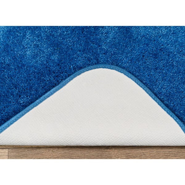 Eilee 2 Piece Bath Rug Set Mercer41 Size: 24'' W x 44.1'' L, Color: Light Blue