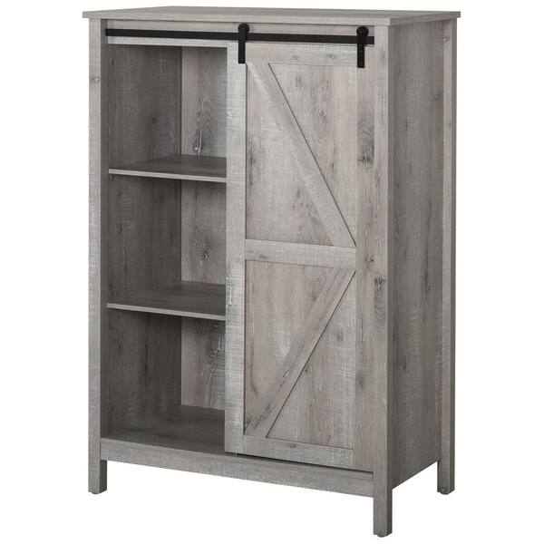 Antique Gray Better Homes & Gardens Bookcase with Adjustable Shelves 
