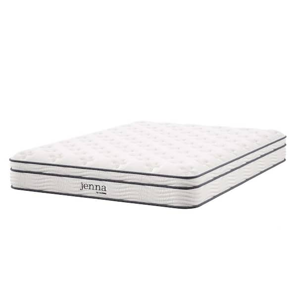 MODWAY Jenna 8in. Medium Innerspring Tight Top Full Mattress MOD-6134 ...