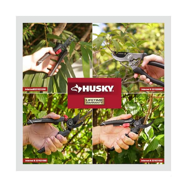 Husky 7.5 in. Multipurpose Garden Pruning Shears Husky-13 - The Home Depot