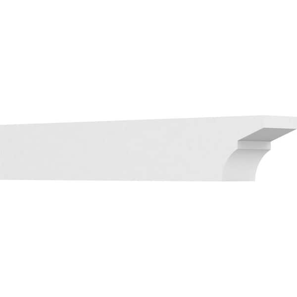 Ekena Millwork 5 in. x 6 in. x 36 in. Standard Monterey Architectural Grade PVC Rafter Tail Brace