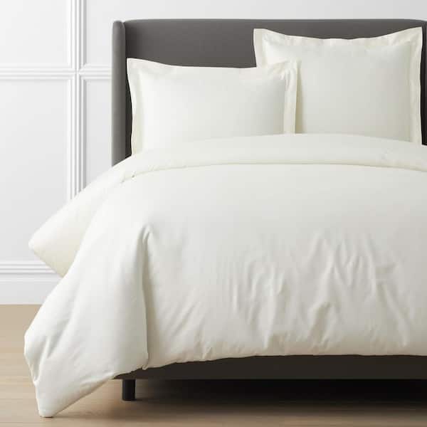 Legends Luxury Egyptian Cotton Cream King Sateen Duvet Cover