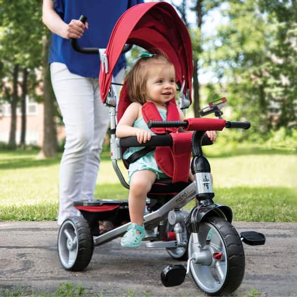 Huffy Malmo Luxe Convertible Design Canopy Tricycle with Push Handle 29030  - The Home Depot