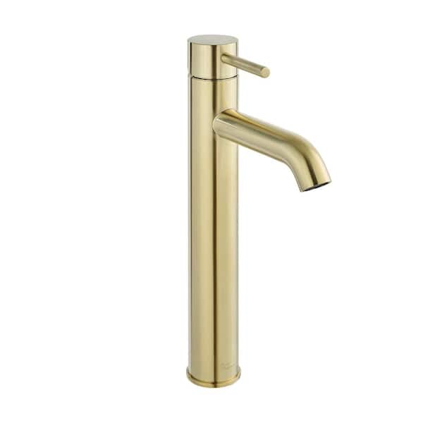 Swiss Madison Ivy Single-Handle High-Arc Single-Hole Bathroom Faucet in Brushed Gold