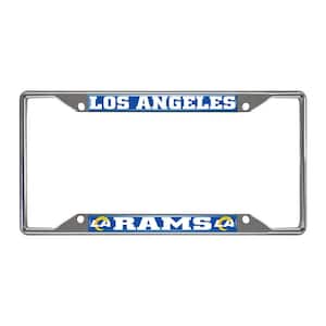 NFL - Los Angeles Rams Chromed Stainless Steel License Plate Frame