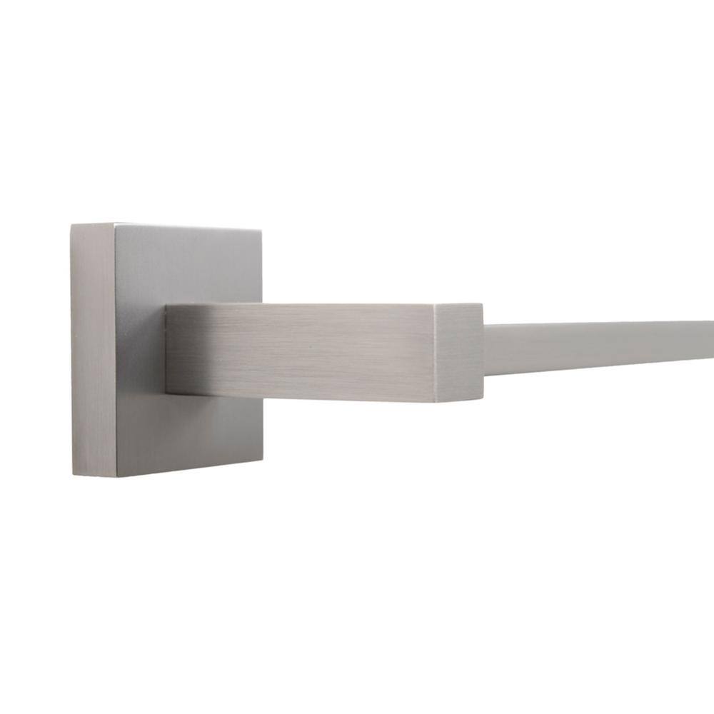 Gun Metal Gray 4-Piece Bathroom Hardware Set with Towel Bar