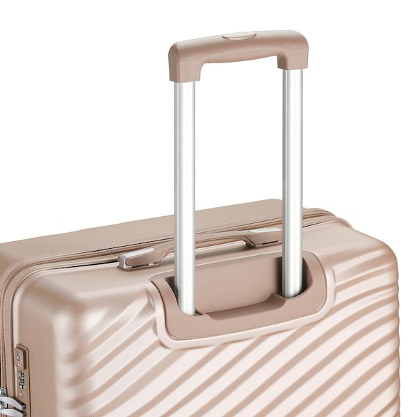 Elegant Rose on Mauve Suitcase Bag ID Luggage Tag Set 