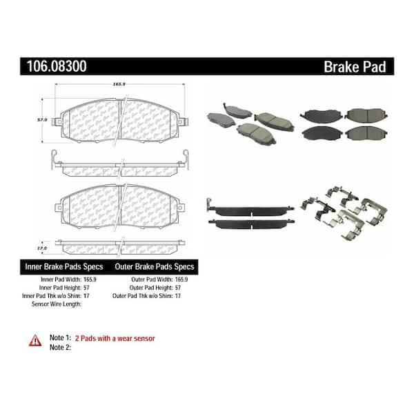 Centric Parts Disc Brake Pad Set