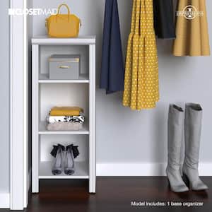 Impressions 16 in. W White Base Organizer for Wood Closet System