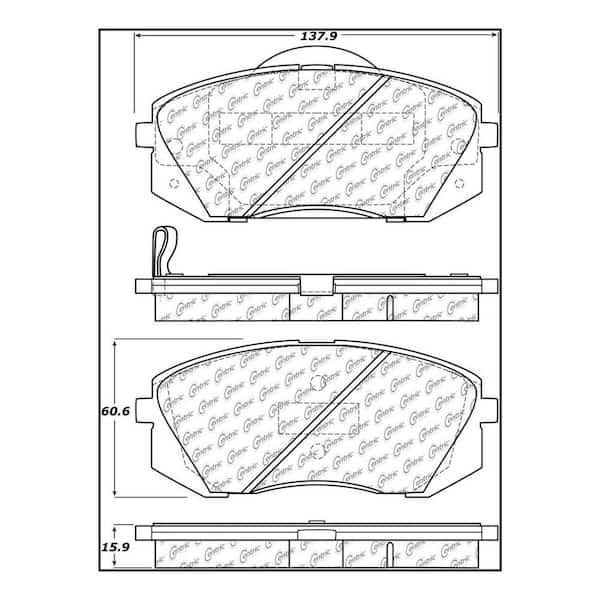Centric Parts Disc Brake Pad Set