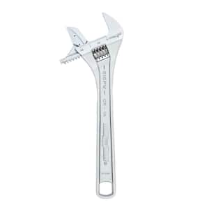 Reversible Jaw 10 in. Chrome Adjustable/Pipe Wrench