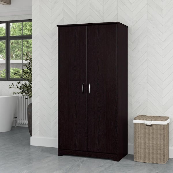 Bush Furniture Cabot Espresso Oak 60.94 in. Accent Storage Bush Furniture Cabot Espresso Oak 60.94 in. Accent Storage
