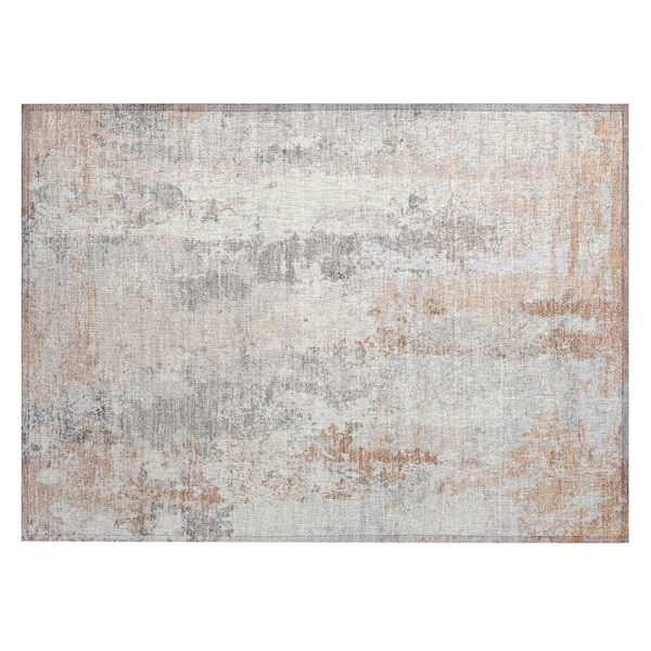 Chantille Machine Washable Indoor/Outdoor Abstract ACN1848 Coral 2 ft. x 3 ft. Accent Rug