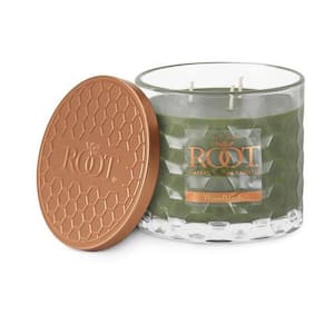 3-Wick Honeycomb Woodlands Moss Green Scented Jar Candle