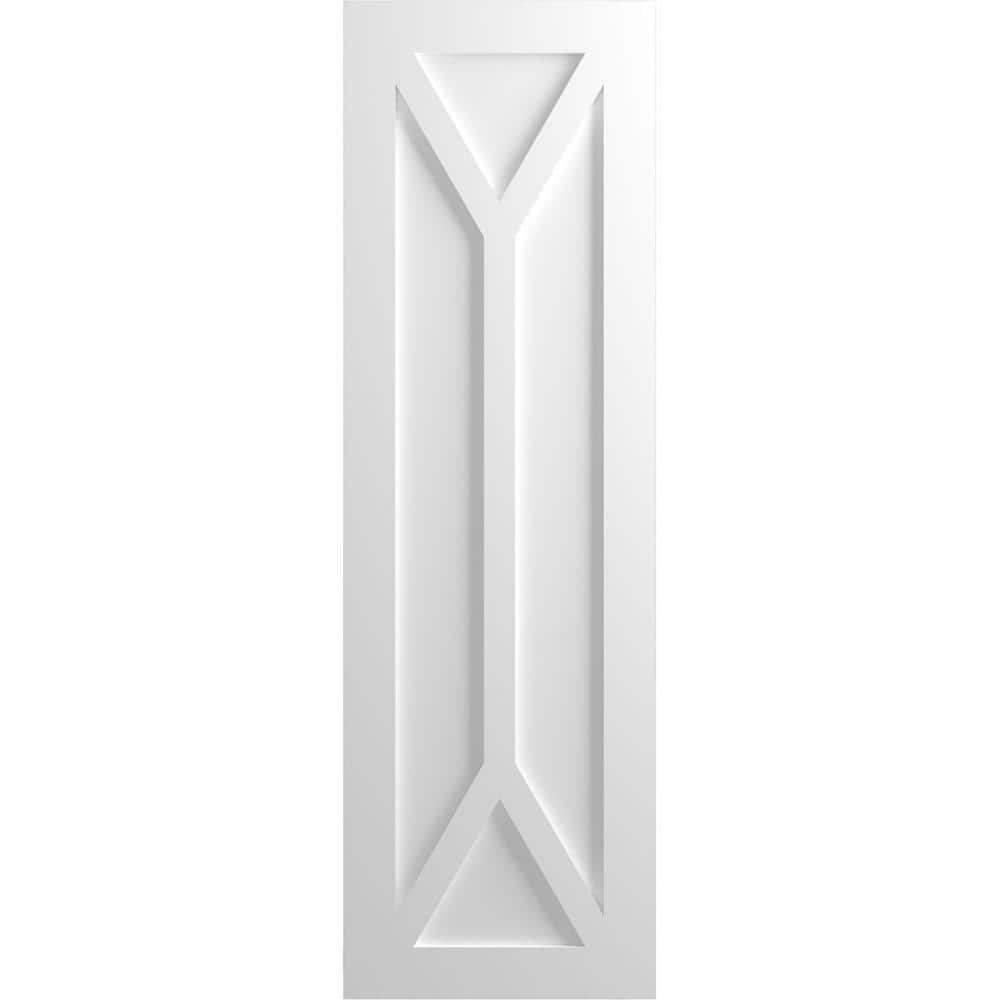 15 in. x 53 in. PVC True Fit San Carlos Mission Style Fixed Mount Flat Panel Shutters Pair in Unfinished price history on PriceWatchPro